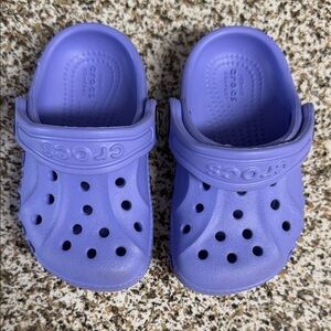 Crocs Kids Purple Clogs NWOT